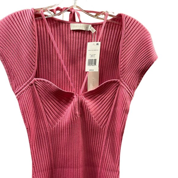 SIMKHAI Dylan Mini Dress, Pink, Size M - Picture 4 of 9